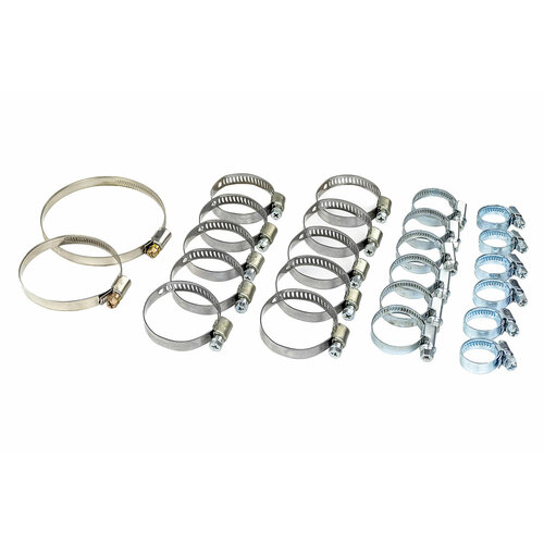 Комплект винтовых червячных хомутов патрубков двигателя на ВАЗ 2110-2112 1090₽