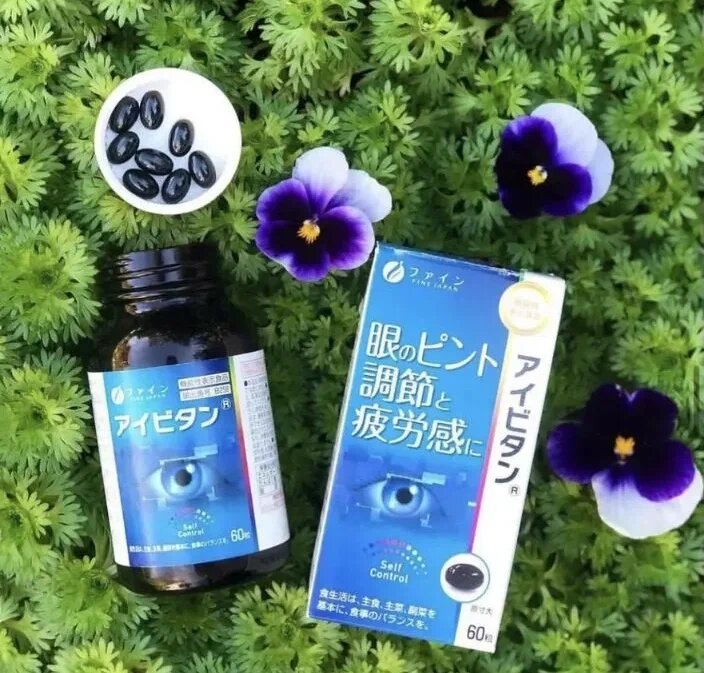 Добавка Fine Japan "Свежий Взгляд", капсулы, 60 шт, для глаз — фото 1
