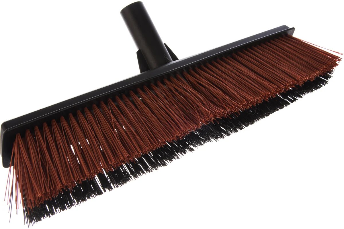 Щетка FISKARS Solid L для уборки метла без черенка 1025931 длина 47 см — фото 1