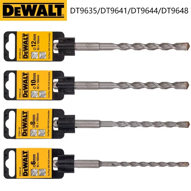 Набор сверл DEWALT DTS-plus DT9635/DT9641/DT9644/DT9648 по бетону/кирпичу SDS-plus 681012мм