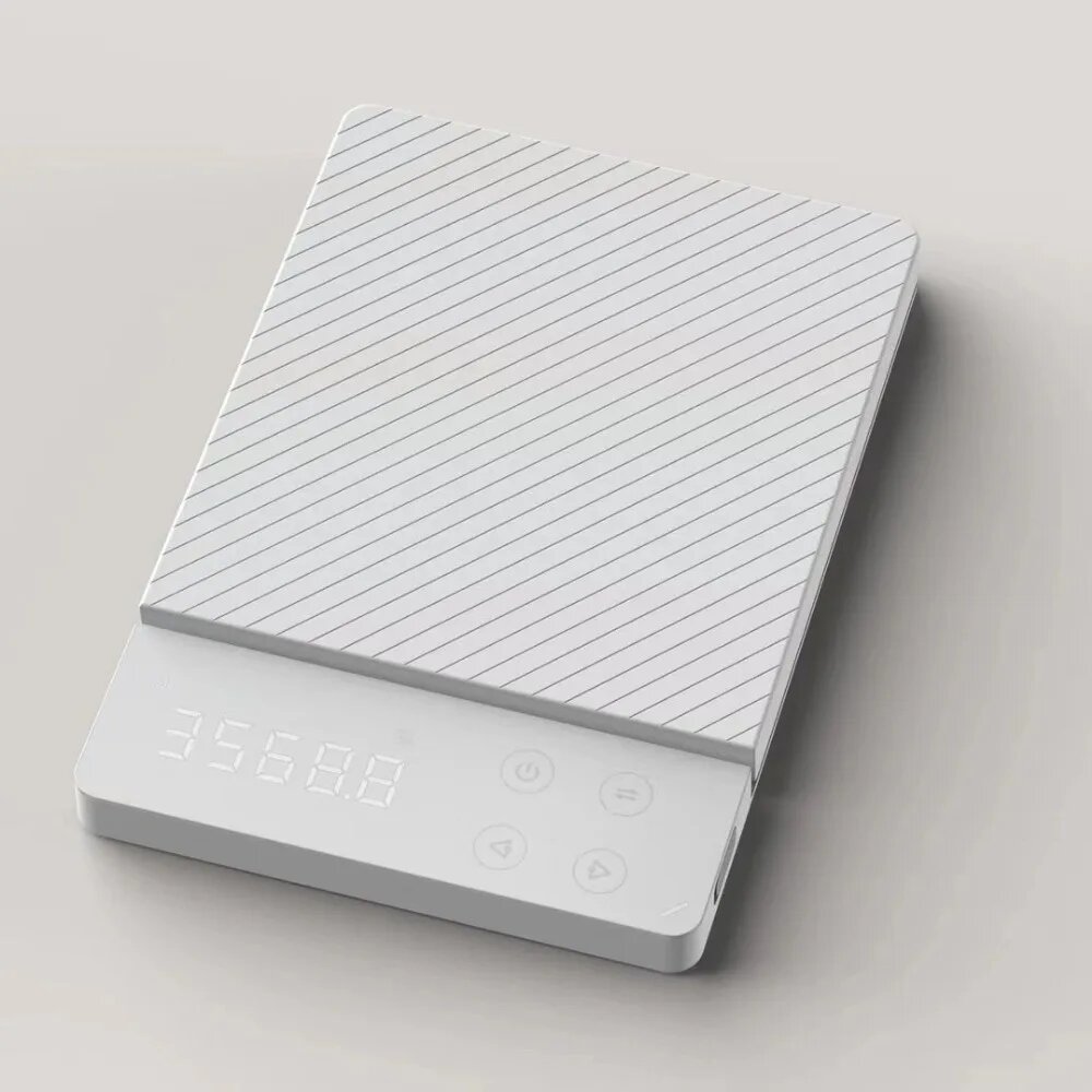 Изображение Цифровые электронные весы Xiaomi ATuMan DUKA ES1, 0-3 кг, ЖК-дисплей, многофункциональные электронные кухонные весы с подсветкой HD, Черный