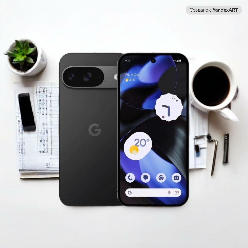 Смартфон Google Pixel 9 12/128 ГБ US, Dual: nano SIM + eSIM, чёрный — фото 1