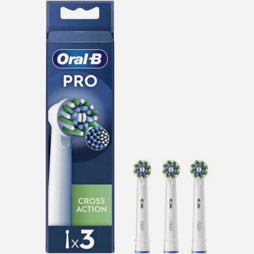 Изображение товара Насадка для электрической зубной щетки Oral-b EB50RX CrossAction, 3 шт.