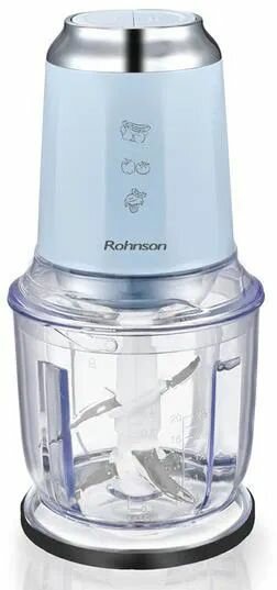 Электроизмельчитель Rohnson R-518 600 Вт, 2 скорости, пластиковый контейнер 600 мл