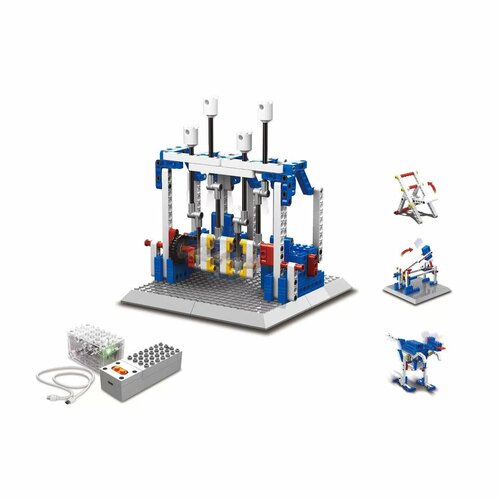 Конструктор Техника - первые шаги Паровой двигатель (4 в 1) , 296 шт.