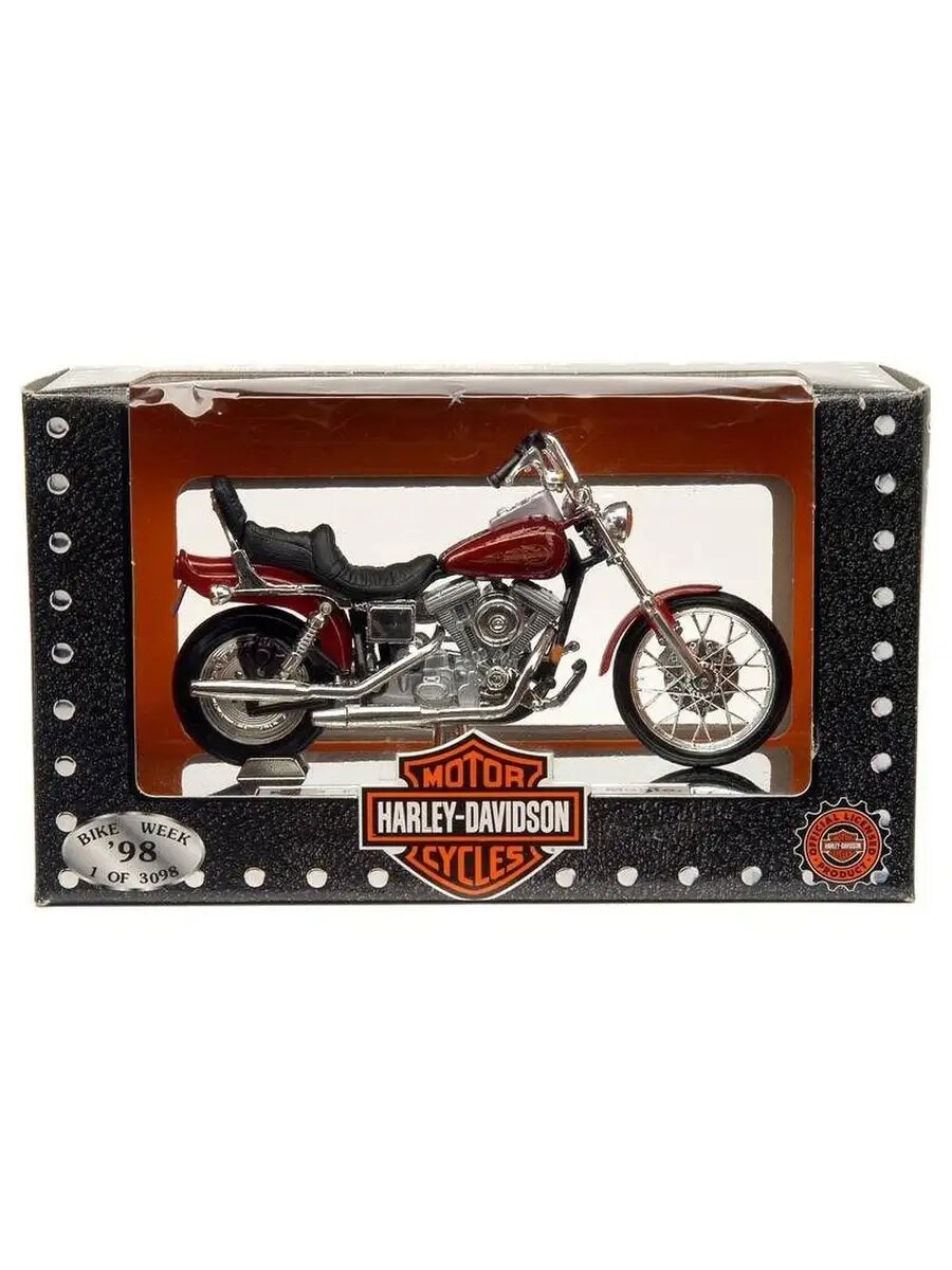 Maisto Мотоцикл 1:18 HD Series 33-38 (w/Stand)