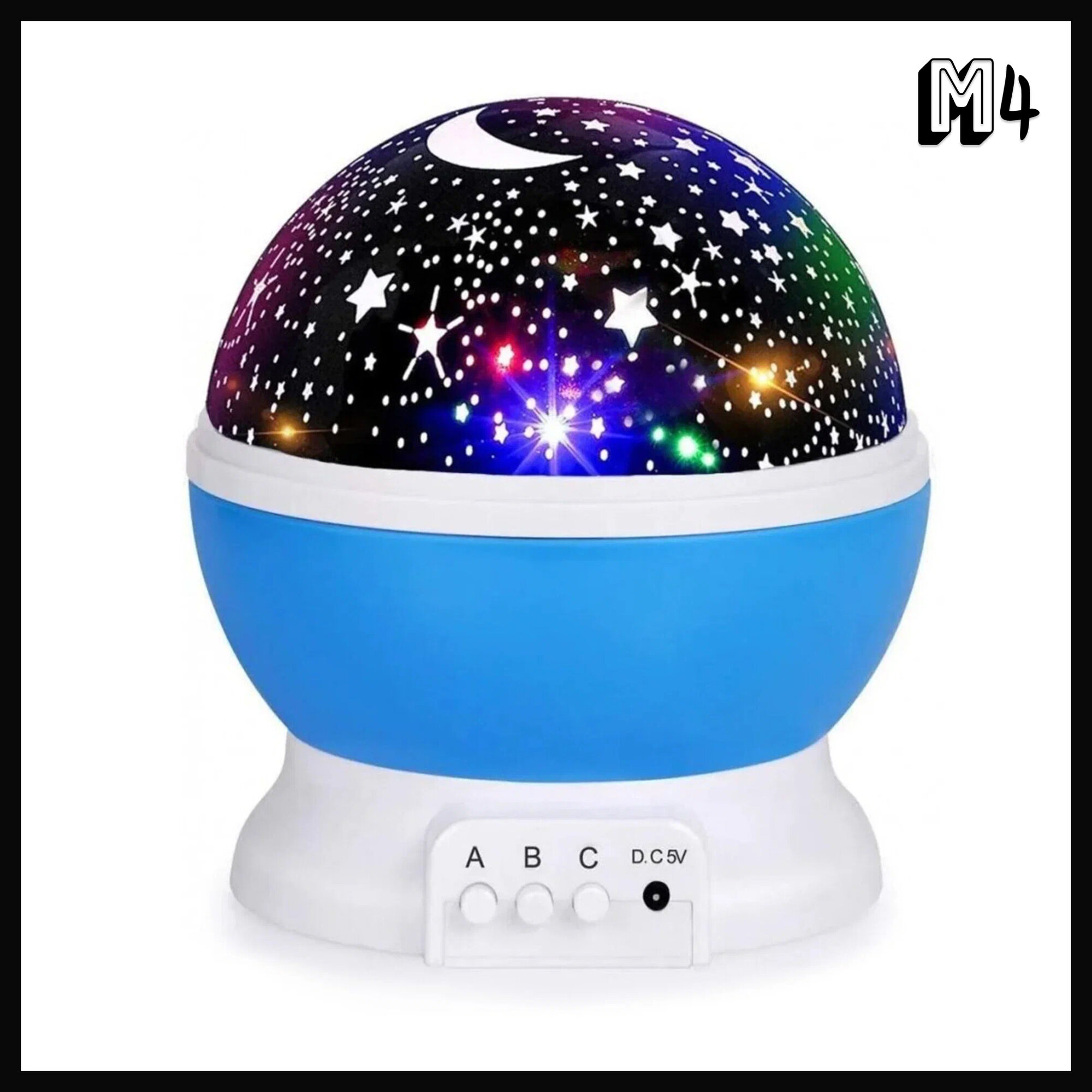 Ночник-проектор Star Master Звездное небо 012-1361, 2.6 Вт, 4000 K, синий, 1 шт.