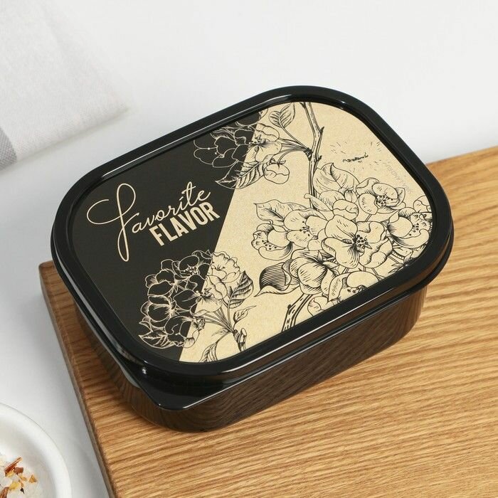 Ланч-бокс FoodVibes Favorite flavor, прямоугольный, 500 мл