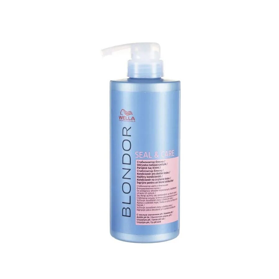 WELLA BLONDOR BLONDE SEAL AND CARE - стабилизатор цвета И блеска 500 МЛ