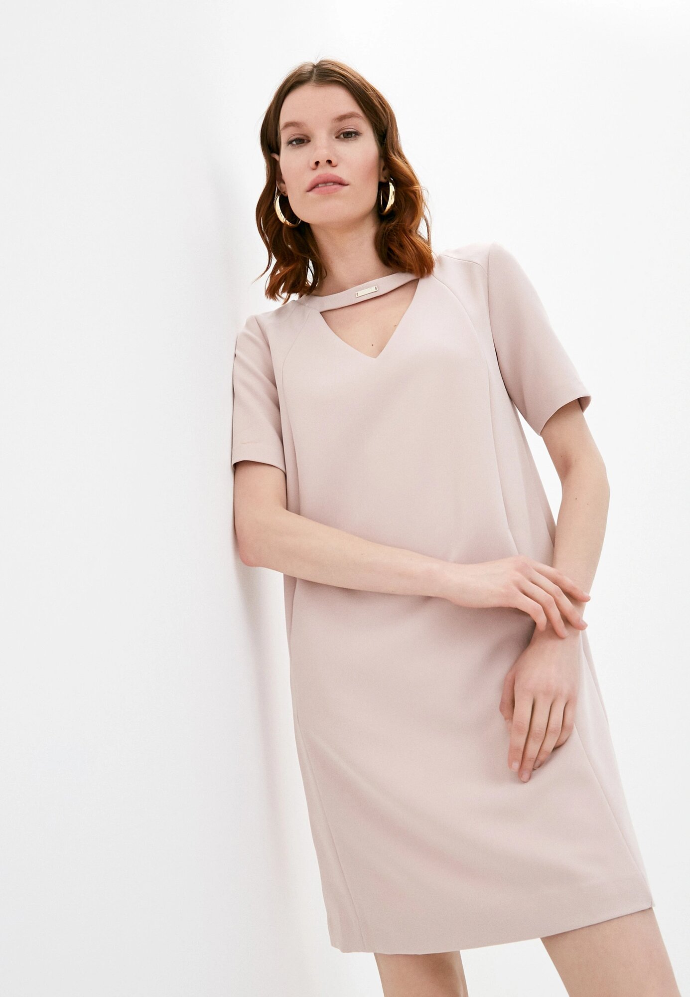 Платье TRUSSARDI, размер 42, бежевый