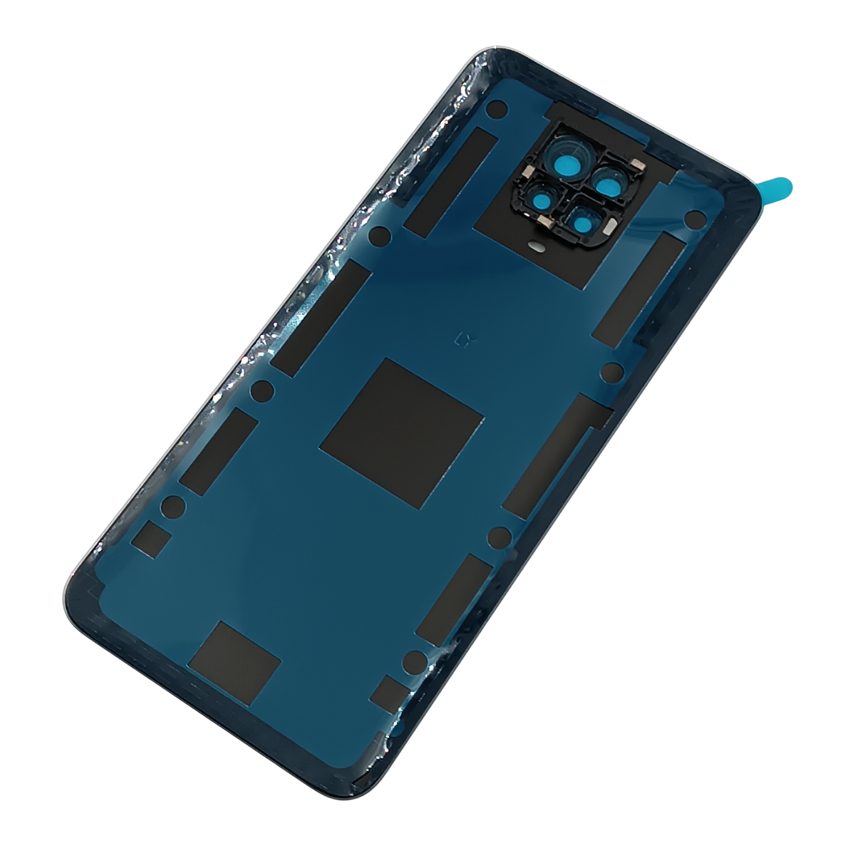 Задняя крышка для Xiaomi Redmi Note 9S/9 Pro (M2003J6A1G/M2003J6B2G) Сине-зеленый - Премиум — фото 1