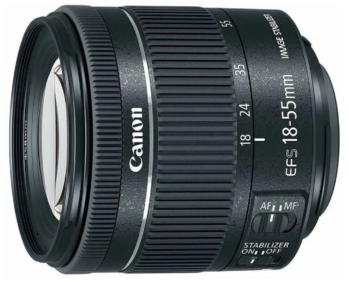 Canon EF-S 18-55mm f/4-5.6 IS STM черный