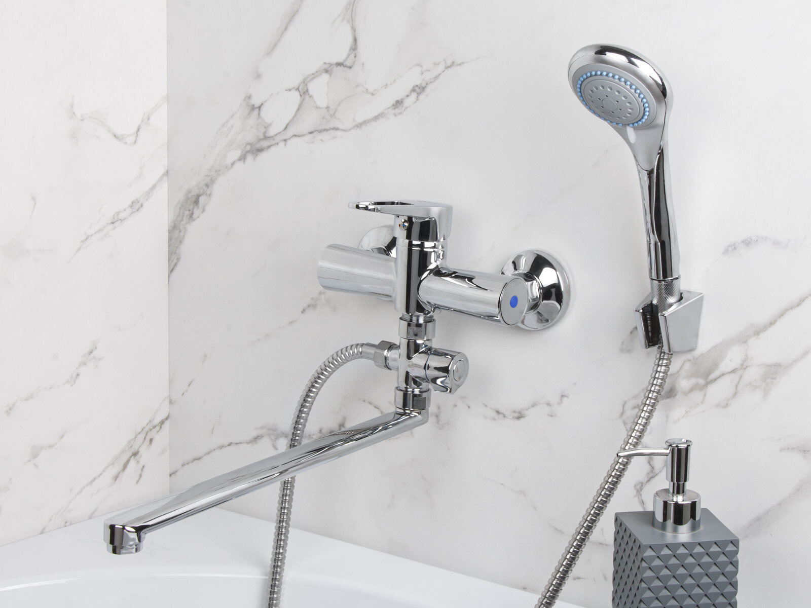 Смеситель для ванны с душем ECONOCE D35-A серия 400 (EC0406) — фото 1