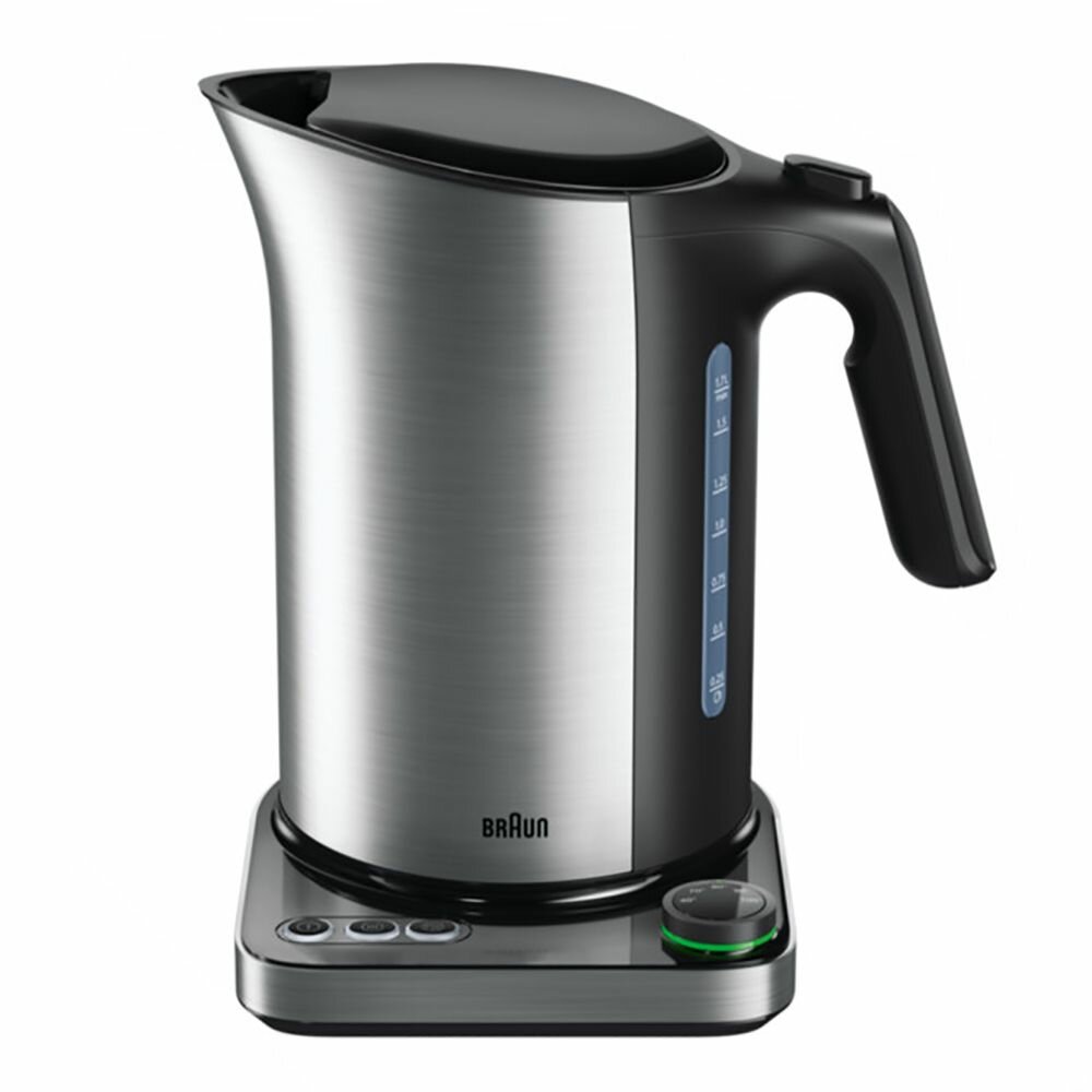 Электрический чайник с терморегулятором Braun ID Breakfast Collection WK5115BK