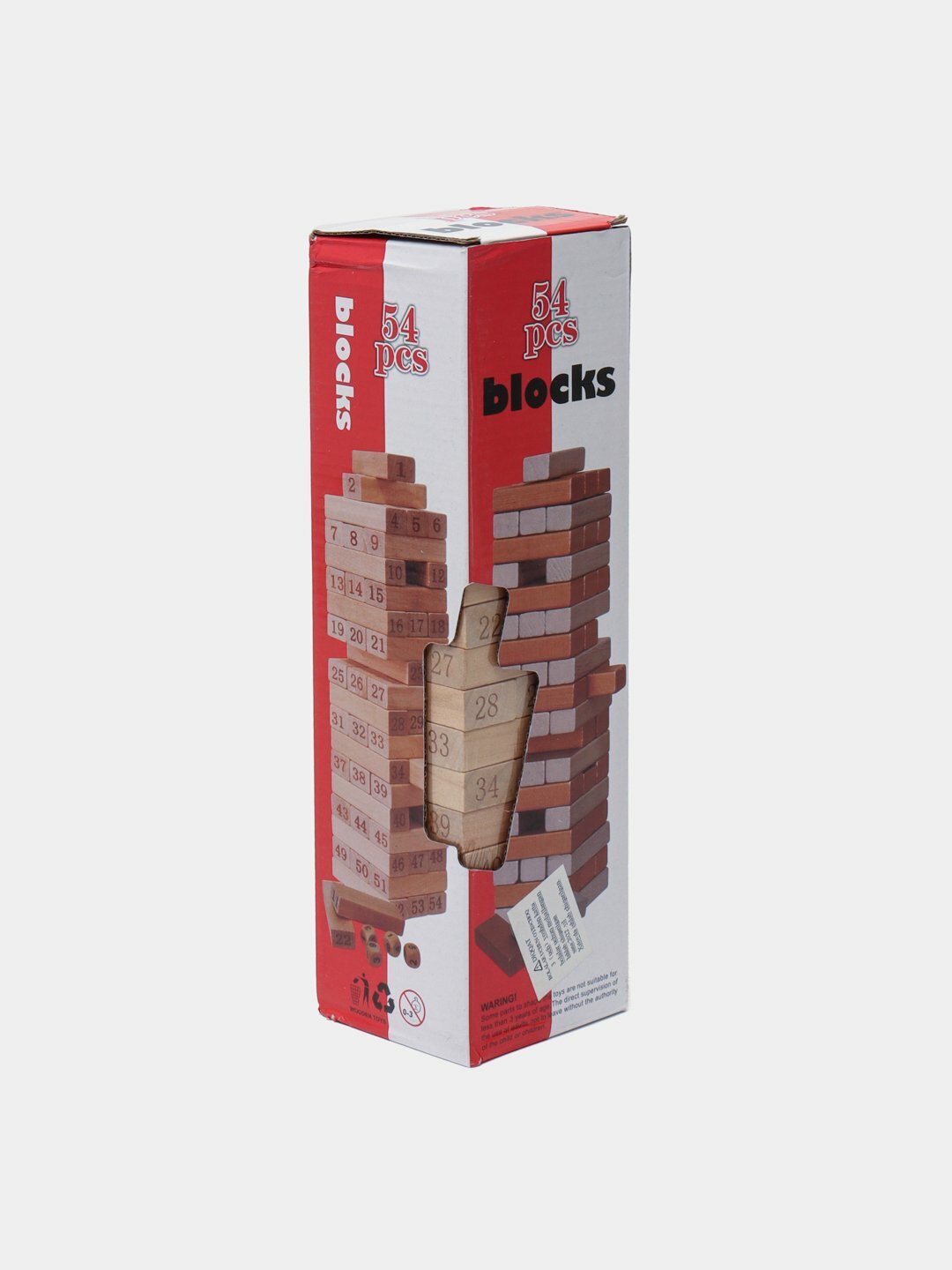Настольная игра "Jenga" башня, включает 54 деревянных блоков