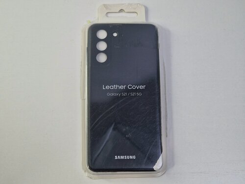 Изображение товара Чехол-накладка Leather Cover для смартфонов SAMSUNG Galaxy S21 / S21 5G, EF-VG991LBEGRU, черный