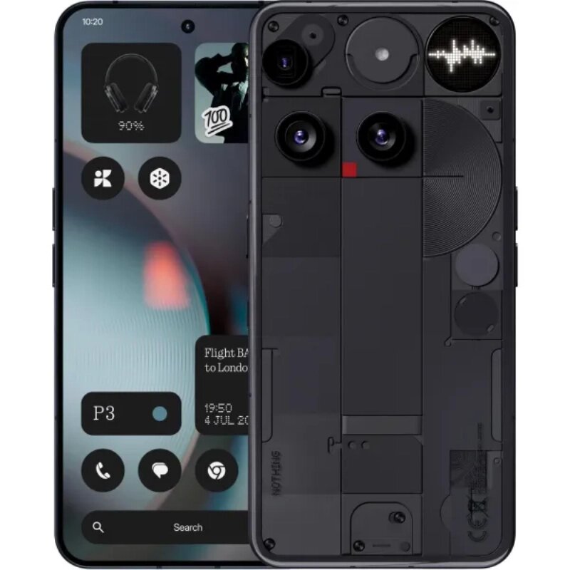 Смартфон Nothing Phone (3) 12/256 Гб, Black, черный