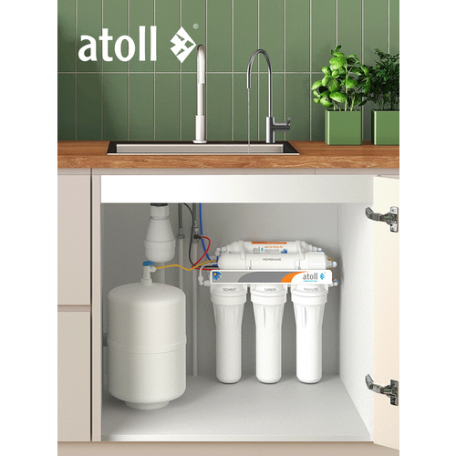 фото Фильтр под мойкой atoll а-550m mkt с обратным осмосом, белый