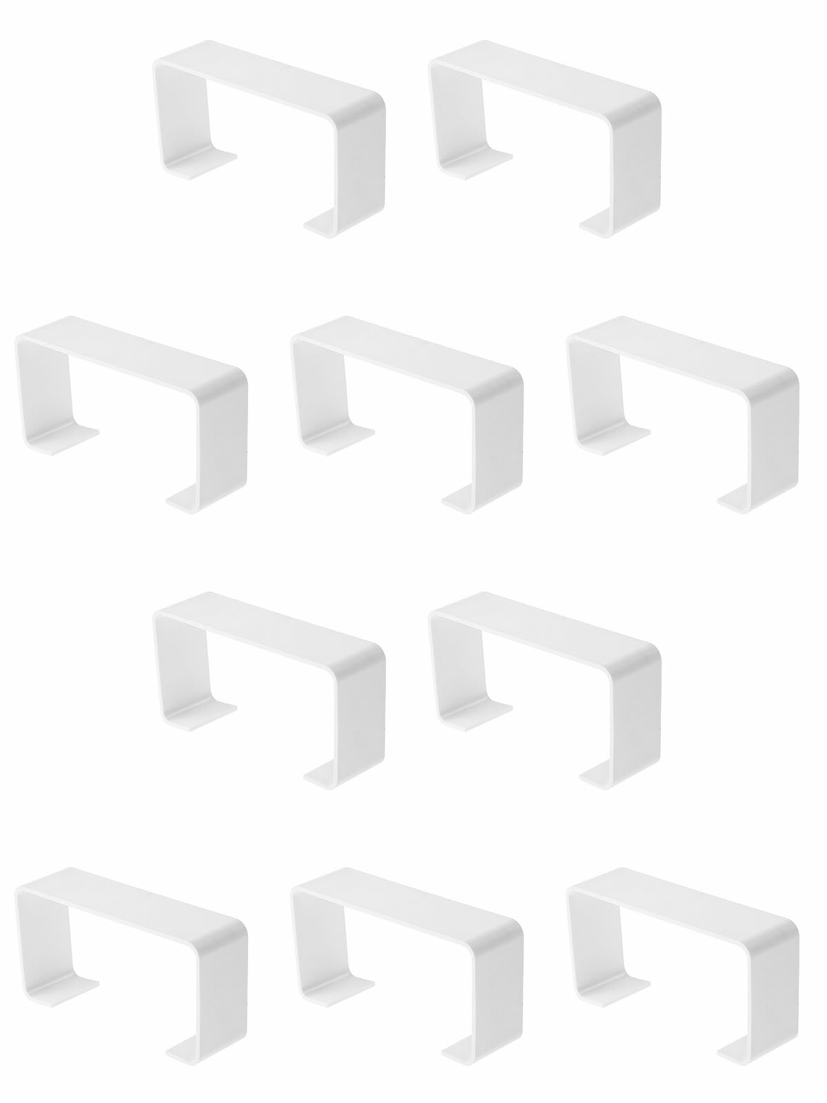 Держатель пластиковый для плоских воздуховодов 55х110 мм (10 шт.)