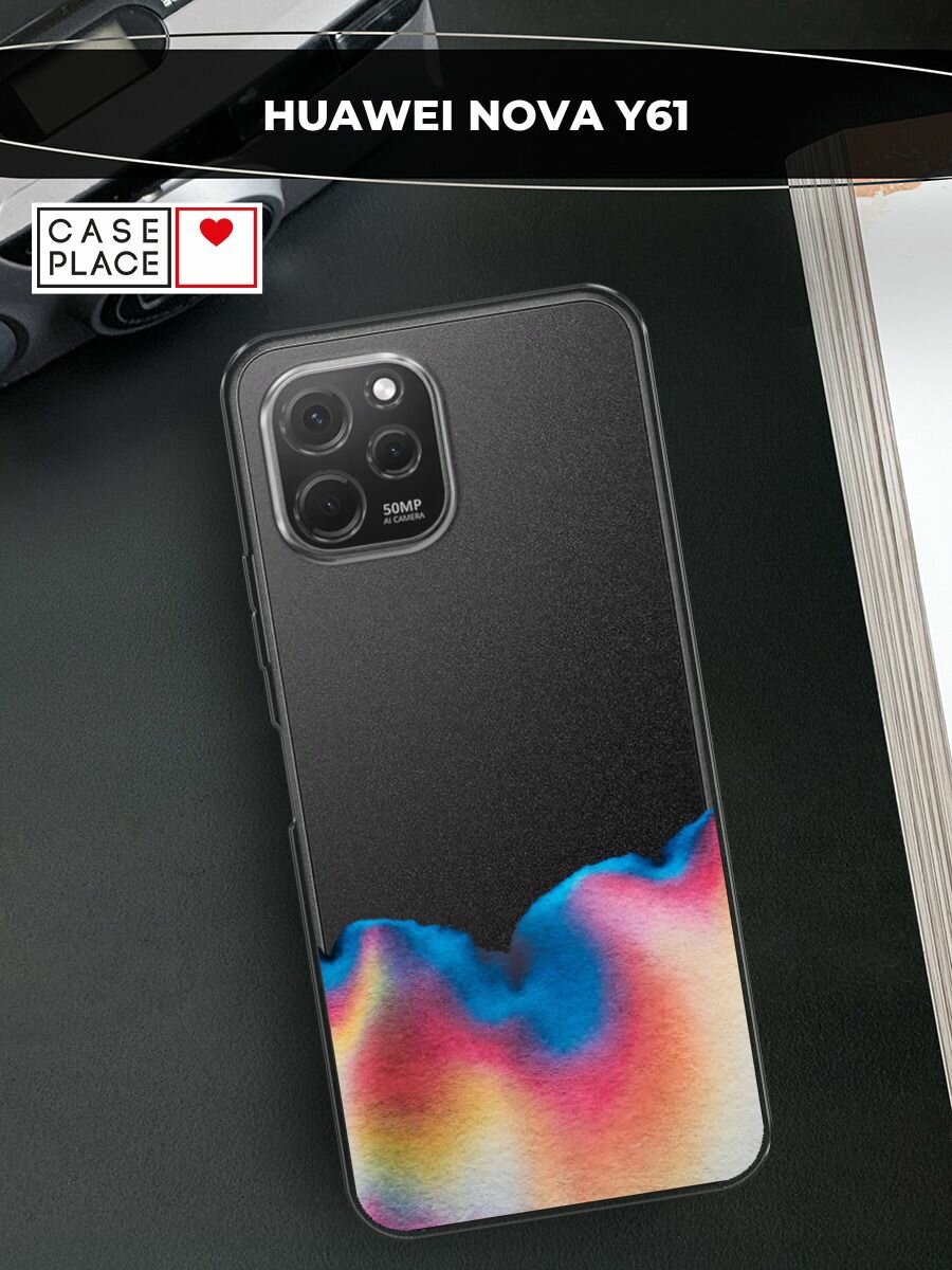Чехол на HuaweI Nova Y61 / Хуавей Нова Y61 с принтом Акварельное сочетание, прозрачный
