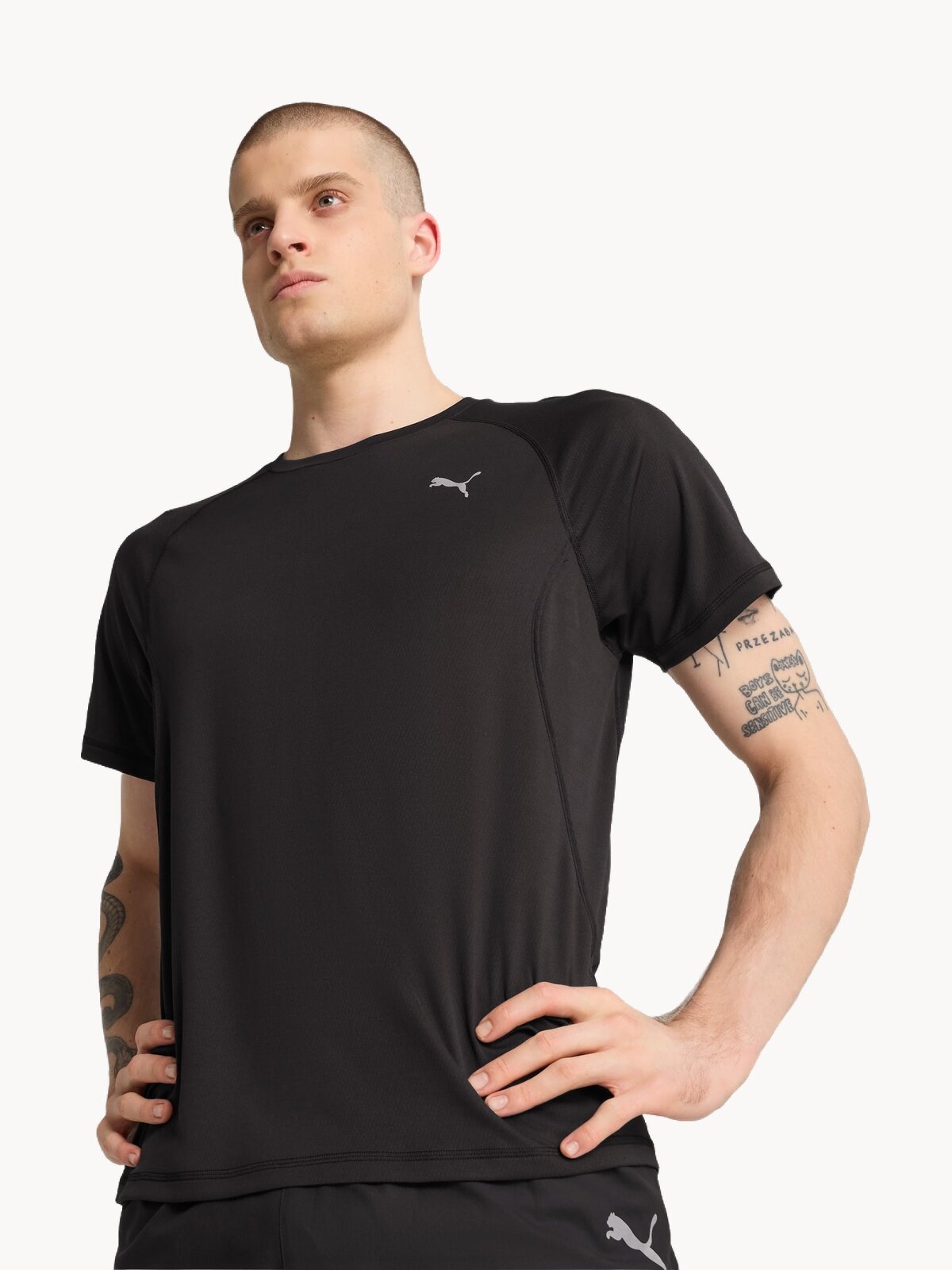 Футболка PUMA, размер L, черный