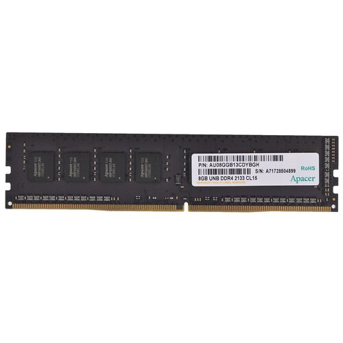 Оперативная память Apacer 8 ГБ DDR4 2133 МГц CL15 (AU08GGB13CDYBGH)