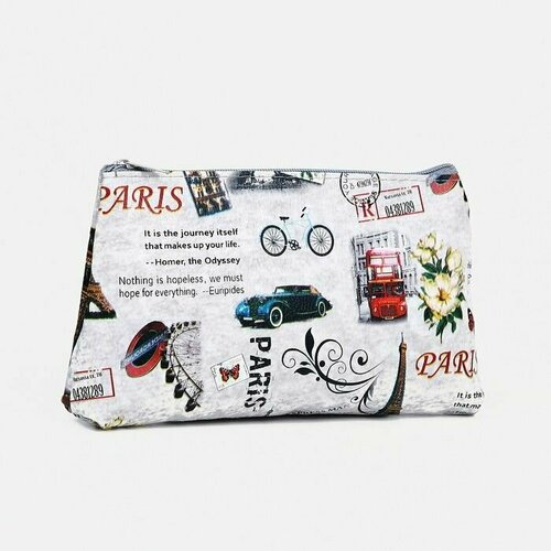 фото Косметичка 10х10, серый нет бренда