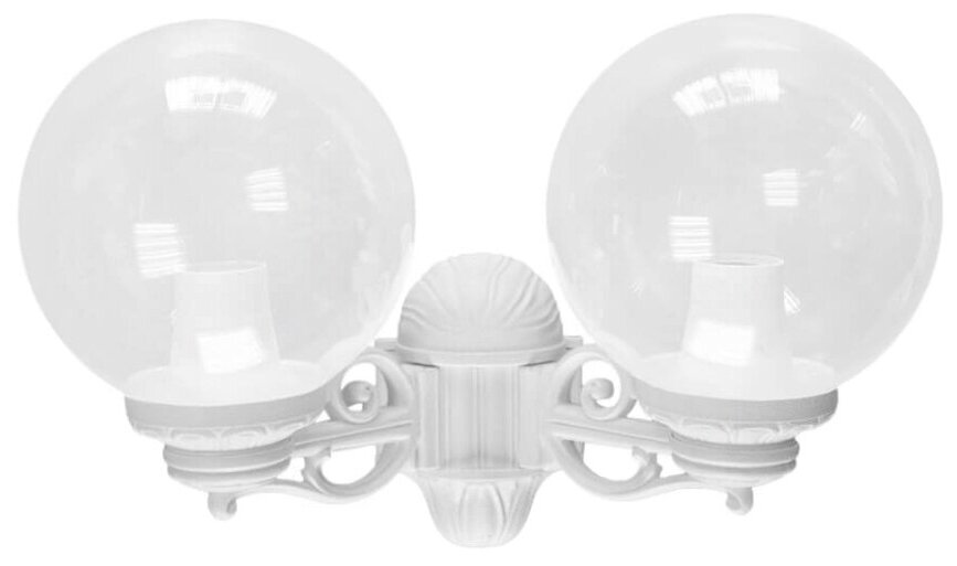 Светильник уличный настенный Fumagalli Porpora/G250 G25.141.000.WXE27, Белый и Прозрачный