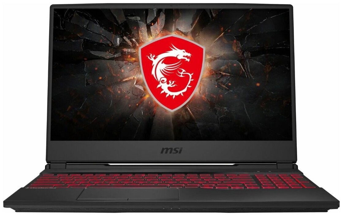 156 Ноутбук MSI GL65 Leopard 10SCSR-018RU 1920x1080 Intel Core i5 10300H 25 ГГц RAM 8 ГБ DDR4 SSD 512 ГБ NVIDIA GeForce GTX 1650 Ti Windows 10 Home 9S7-16U822-018 черный