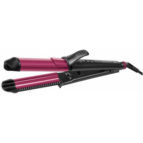 Щипцы Rowenta CF 4512, черный/розовый плойка rowenta cf 3712 black pink