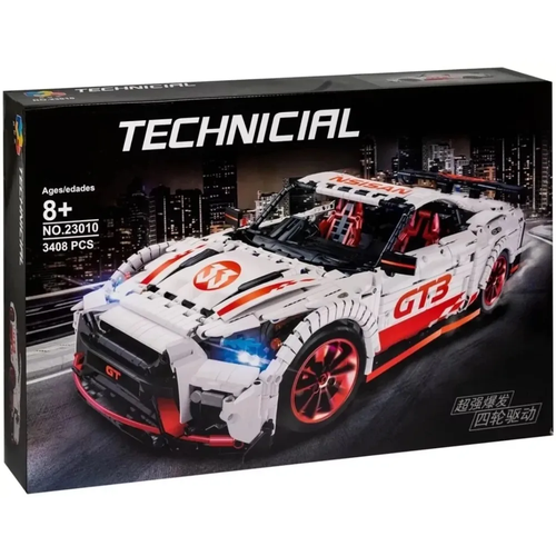 фото Конструктор техник "машина nissan gt-r", 3408 деталей toys