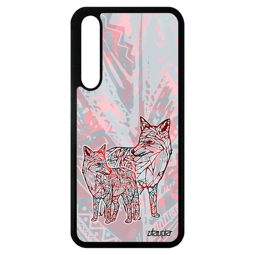 фото Чехол на телефон huawei p20 pro французский дизайн лиса хищник fox utaupia