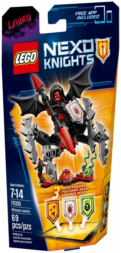 Конструктор LEGO Nexo Knights 70335 Абсолютная сила Лаварии, 69 дет.