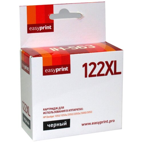 Картридж EasyPrint IH-563, 480 стр, черный картридж easyprint ih 9363 560 стр многоцветный