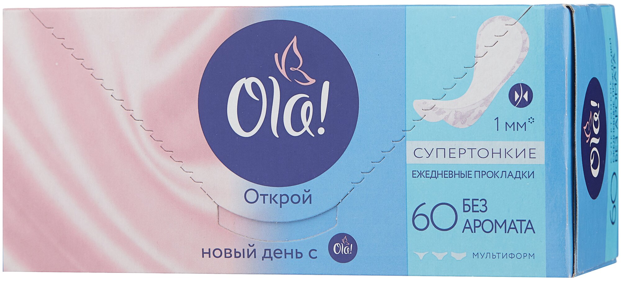 Ежедневные прокладки Ola! Light стринг-мультиформ, 60шт. - фото №16