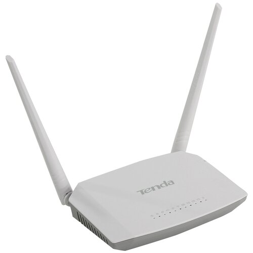 Wi-Fi роутер Tenda D301 V2, белый беспроводной маршрутизатор netis mw 5230 802 11bgn 300mbps 2 4 ггц 4xlan usb белый