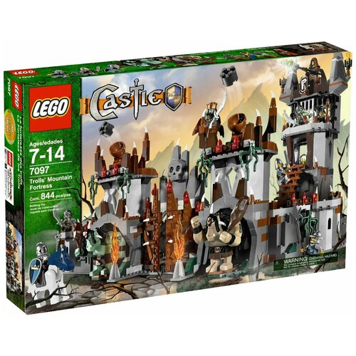 страна троллей властелин камней Конструктор LEGO Castle 7097 Горная крепость троллей, 844 дет.