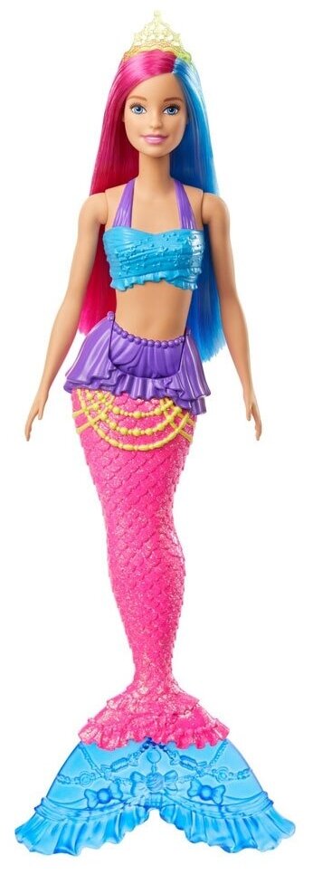 Кукла Barbie Русалочка со сверкающим хвостом и короной GJK07 русалочка вариант 1