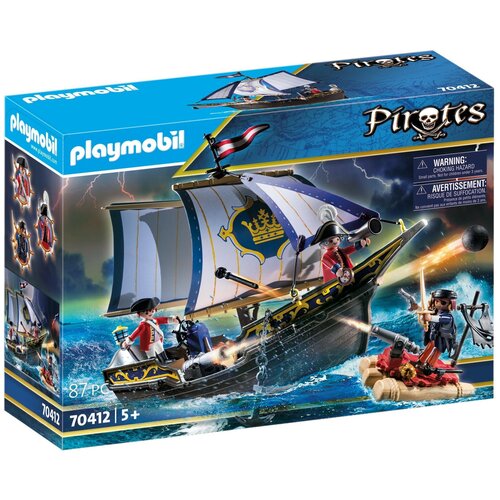 фото Набор с элементами конструктора playmobil pirates 70412 парусник