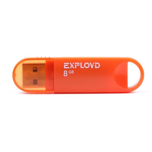 Флешка EXPLOYD 570 8 ГБ, 1 шт., orange