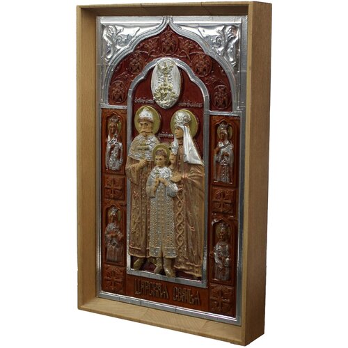 Икона Царская Семья комплект халатов с вышивкой царская семья белые