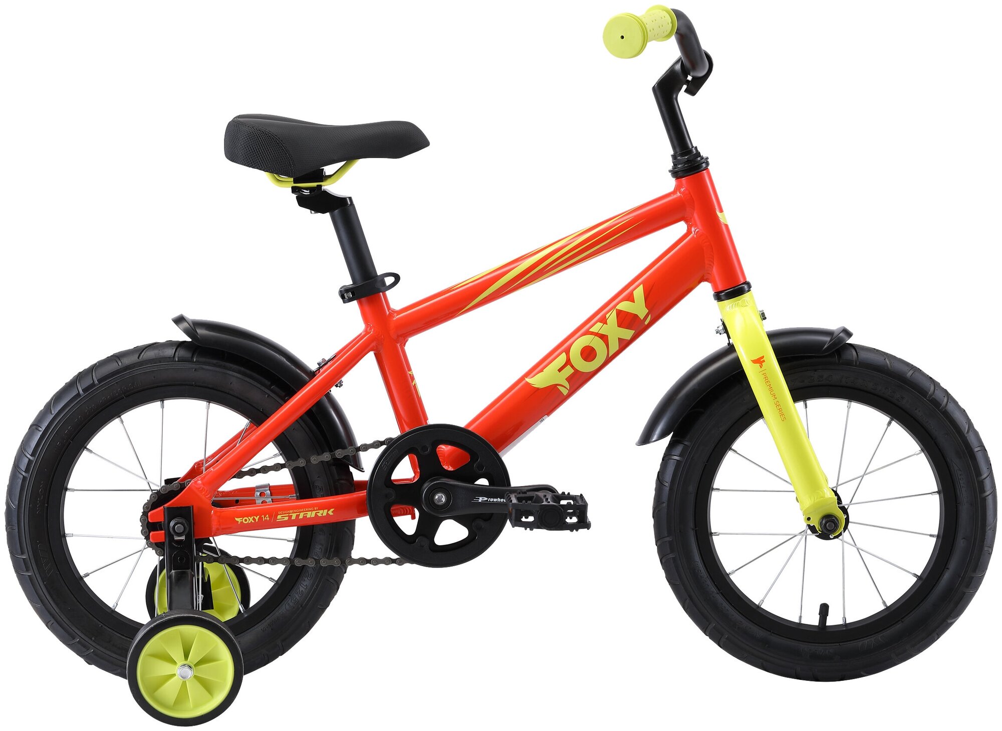 Детский велосипед STARK Foxy 14 2019, оранжевый, рама One size