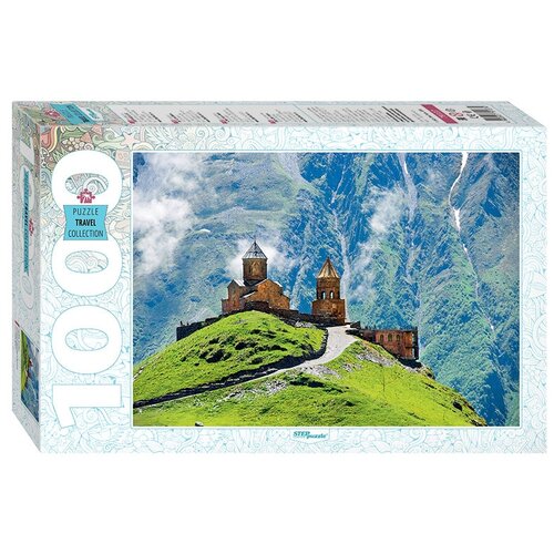 Пазл Step puzzle Travel Collection Грузия Казбек Троицкая церковь в Гергети (79137), 1000 дет., разноцветный пазл step puzzle грузия казбек троицкая церковь в гергети 1000 эл