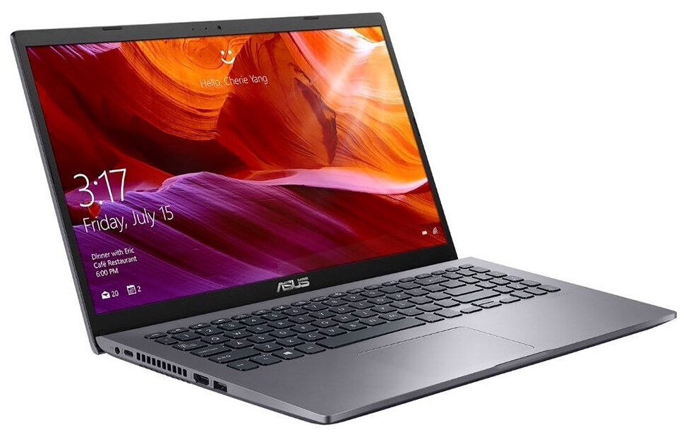156 Ноутбук ASUS D509DA-EJ393R 1920x1080 AMD Ryzen 3 26 ГГц RAM 8 ГБ SSD 256 ГБ Win10 Pro