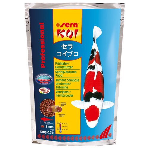 Корм для прудовых рыб Sera KOI Professional весна/осень 7 кг
