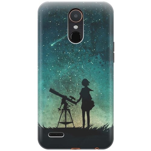 фото Cиликоновый чехол на lg k10 2017 / элджи к10 2017 с принтом "загадай желание" gosso