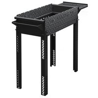 Мангал Grillux VikinG Black XL, 80х35х83.5 см, сталь, 4 мм черный 80 см 35 см 83.5 см 4 мм 32 кг