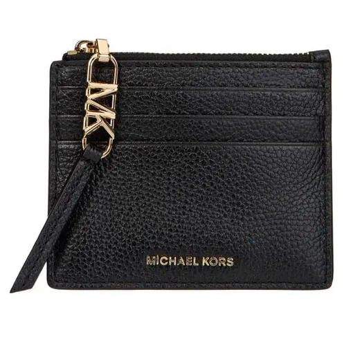 Кошелек MICHAEL KORS, фактура зернистая, черный