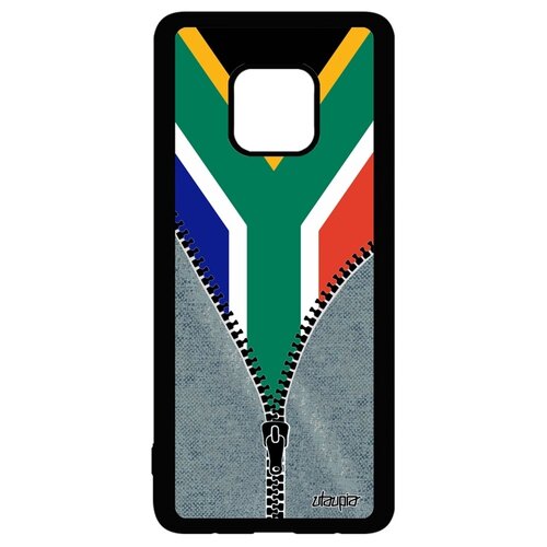 фото Чехол для телефона huawei mate 20 pro, "флаг южной африки на молнии" государственный utaupia