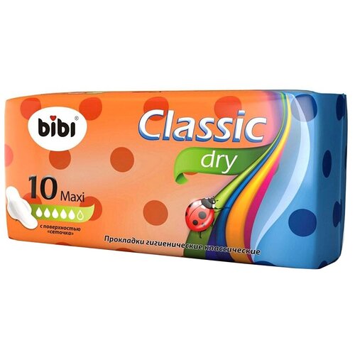 Прокладки BiBi Classic Maxi Dry, 10 шт 309832